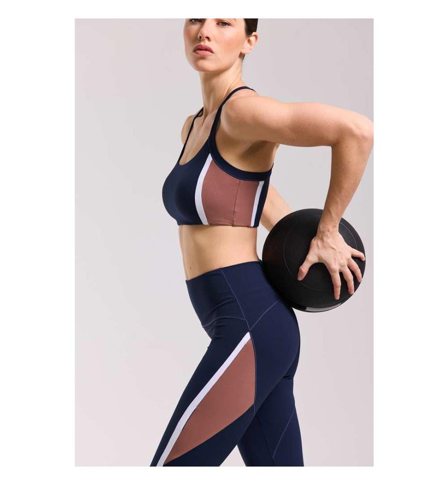 Brassiere Malte - Blau/Braun