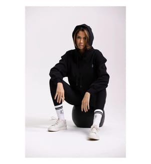 Kapuzenhoodie Tara - Schwarz