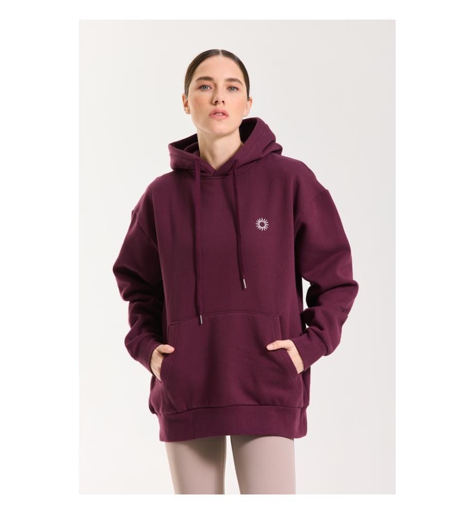 Kapuzenhoodie Tara - Bordeaux