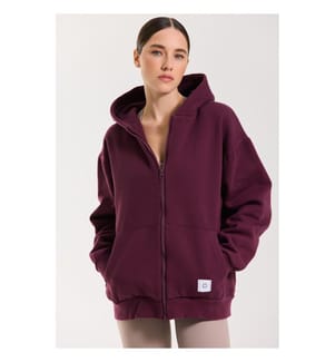 Flow Kapuzen-Sweatshirt - Bordeaux