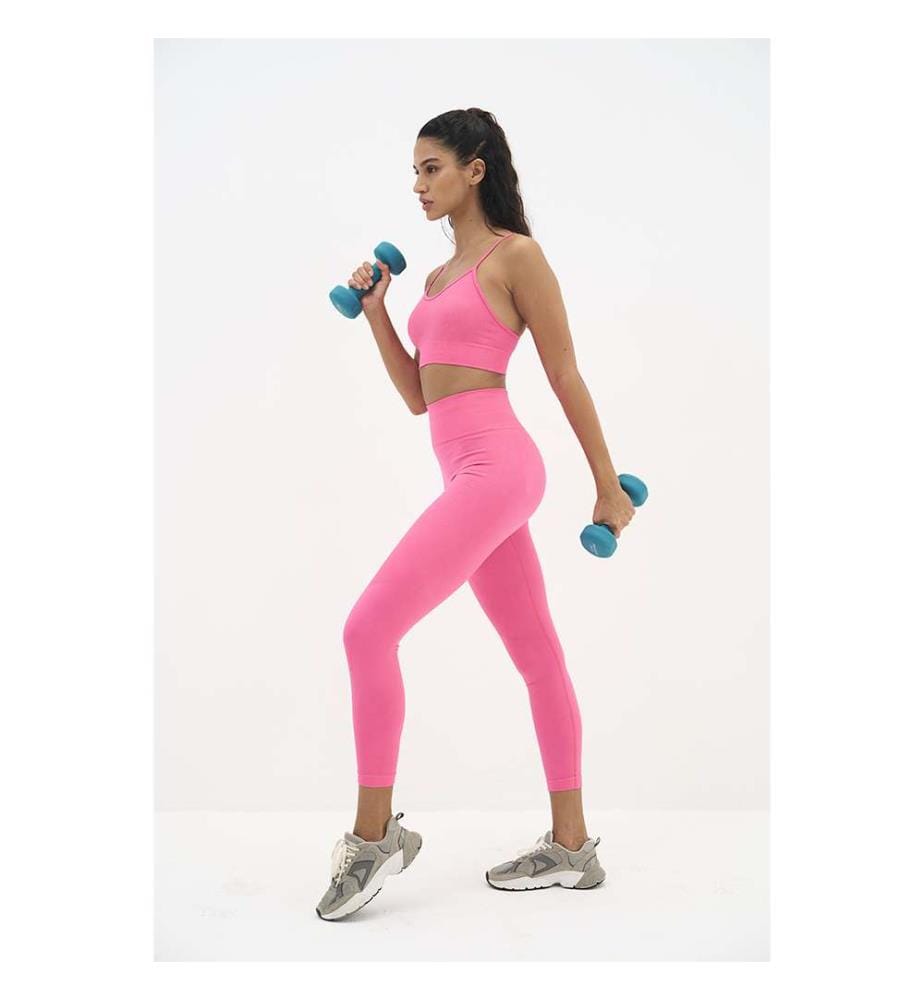 Nahtlose Leggings - Rosa