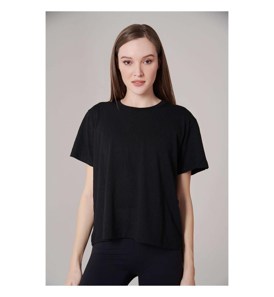 T-Shirt Cotton - Schwarz