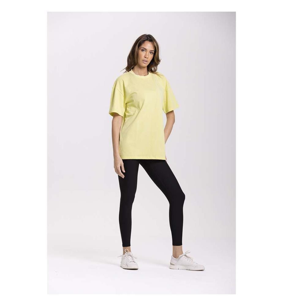 Oversize-T-Shirt - Gelb
