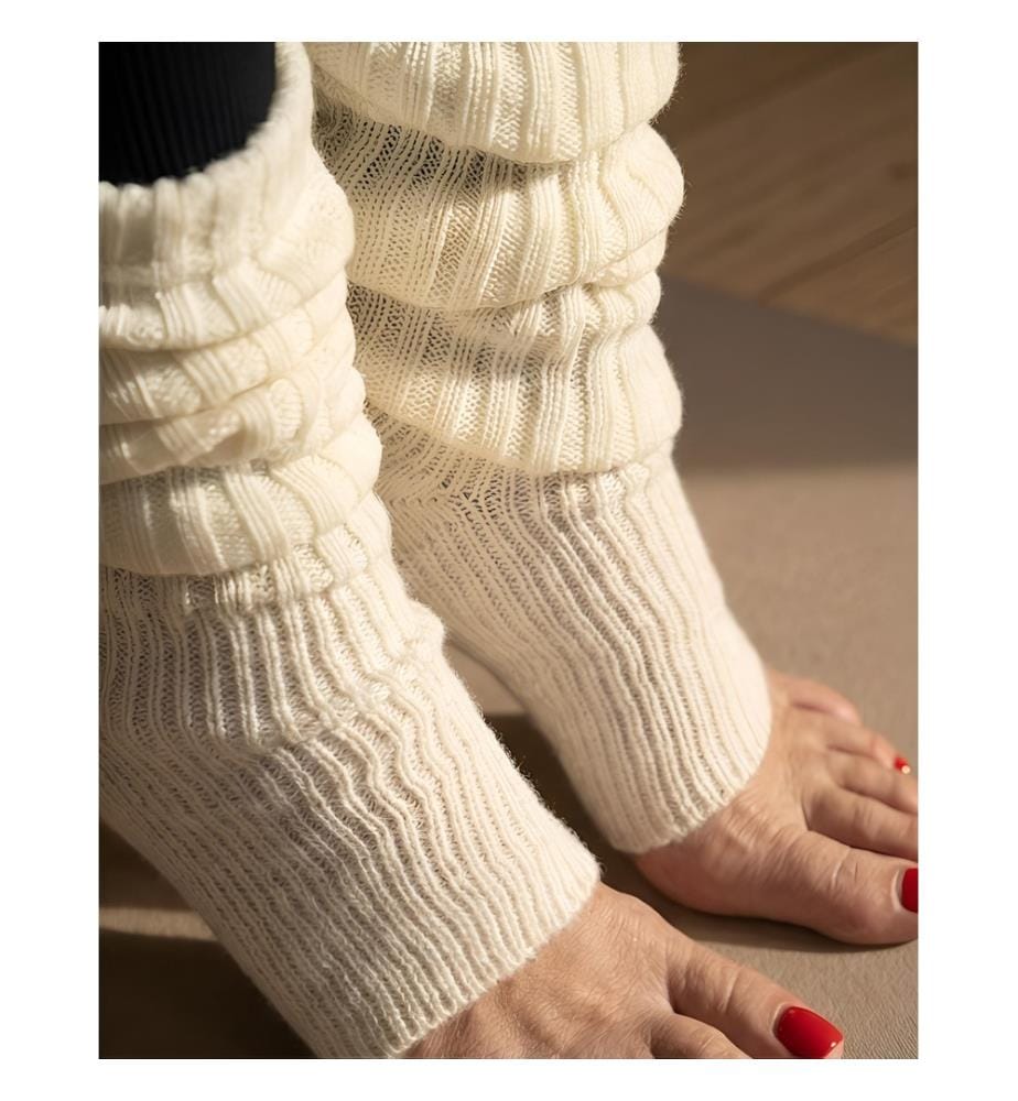 Chaussettes Pilates & Fitness - Crème
