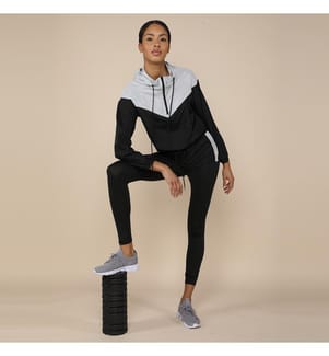 Running Jacket - Schwarz und Grau