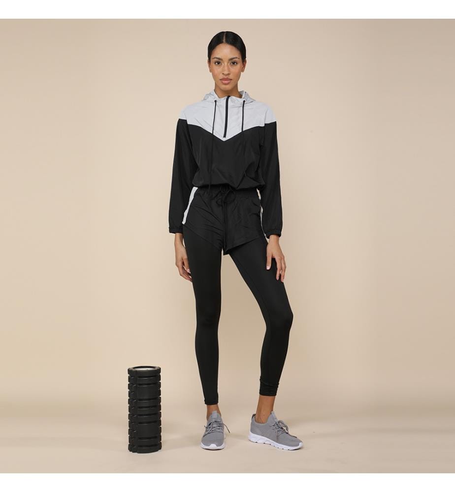 Veste de Running - Noir et Gris