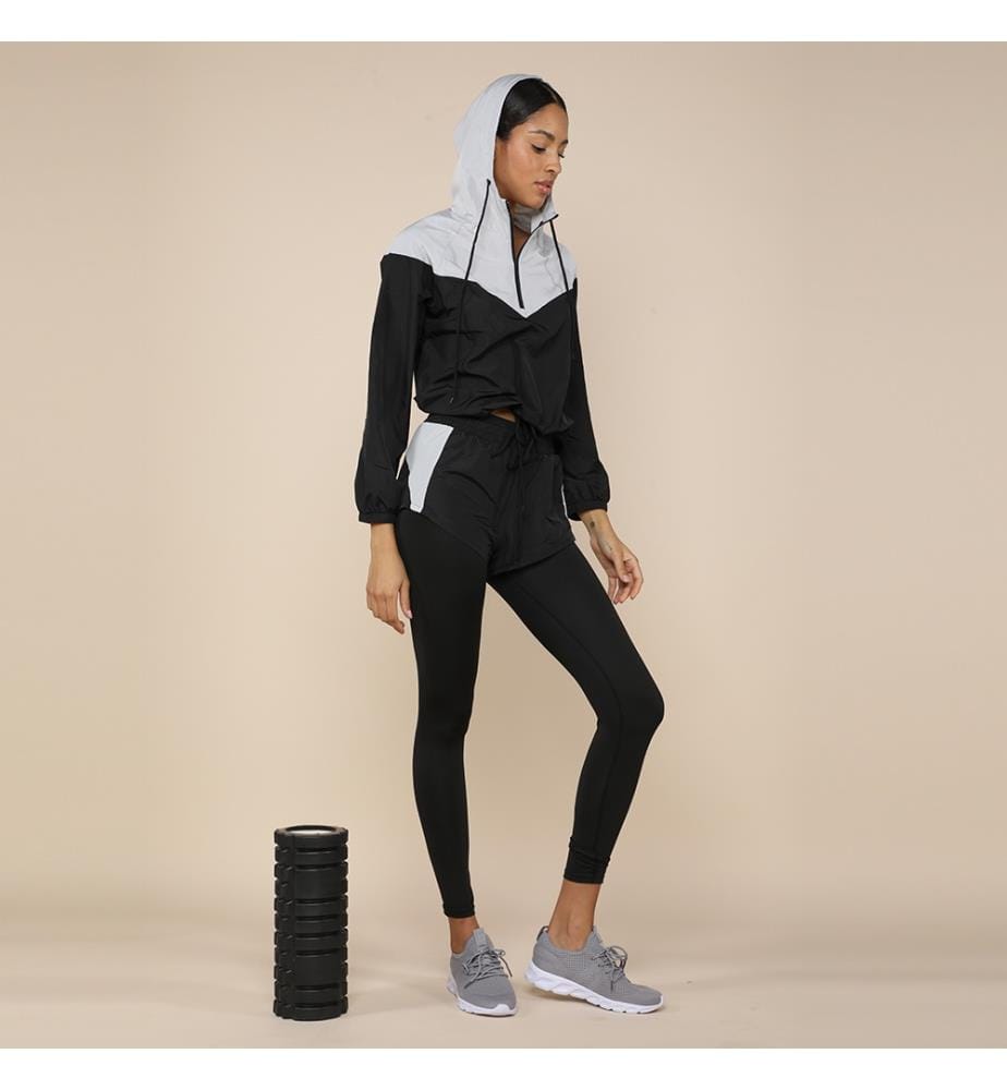 Veste de Running - Noir et Gris