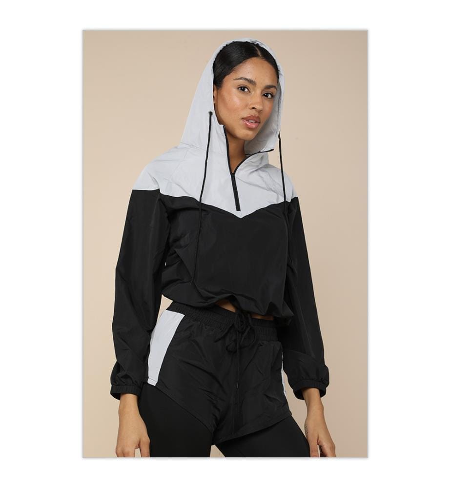 Veste de Running - Noir et Gris