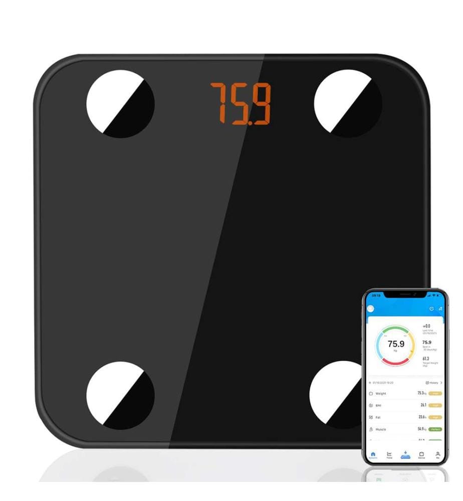 Digitale Bluetooth-Waage - Schwarz