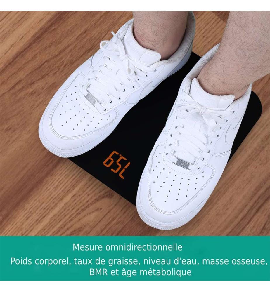 Digitale Bluetooth-Waage - Schwarz