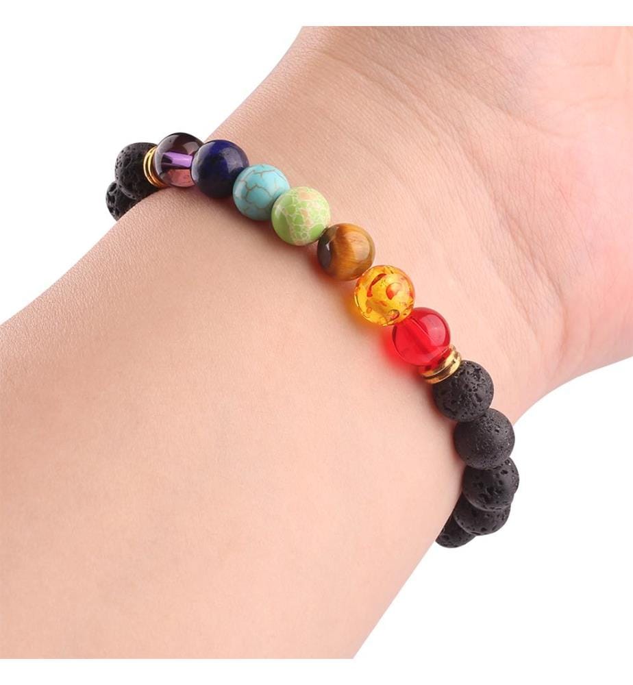 Yoga-Armband - Vulkanische Steine