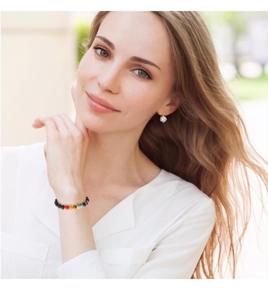 Yoga-Armband - Vulkanische Steine