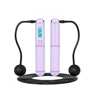 Multi-function LED skipping rope - Purple