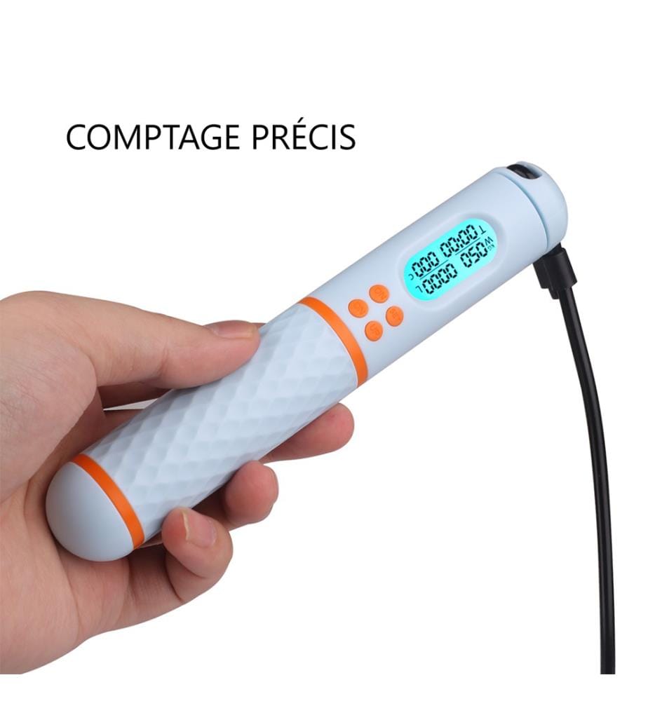 Multi-function LED skipping rope - Blue