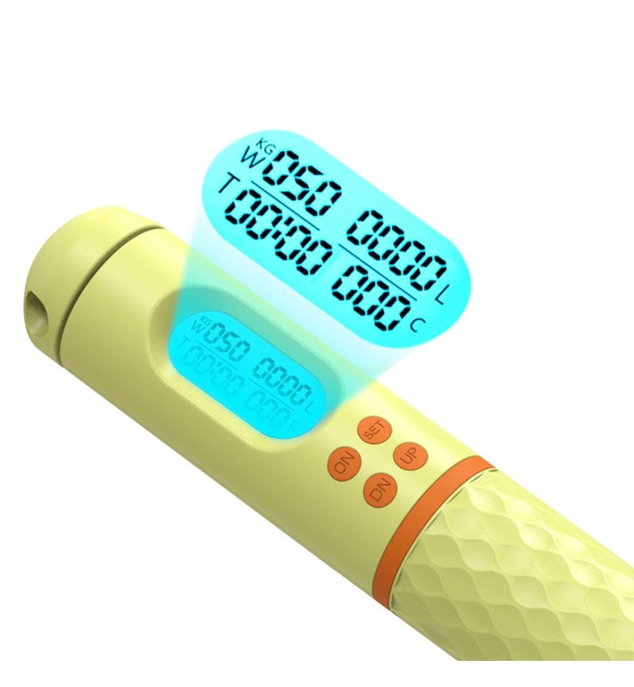 Multi-function LED skipping rope - Yellow