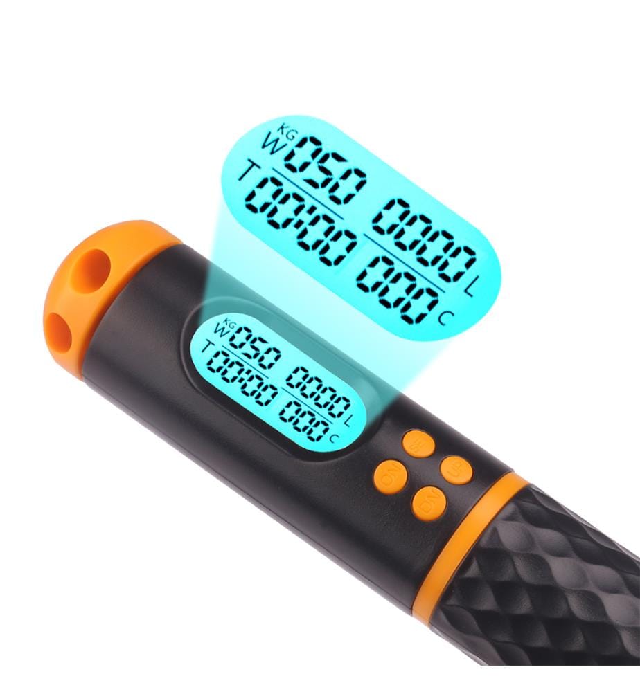 Multi-function LED skipping rope - Black