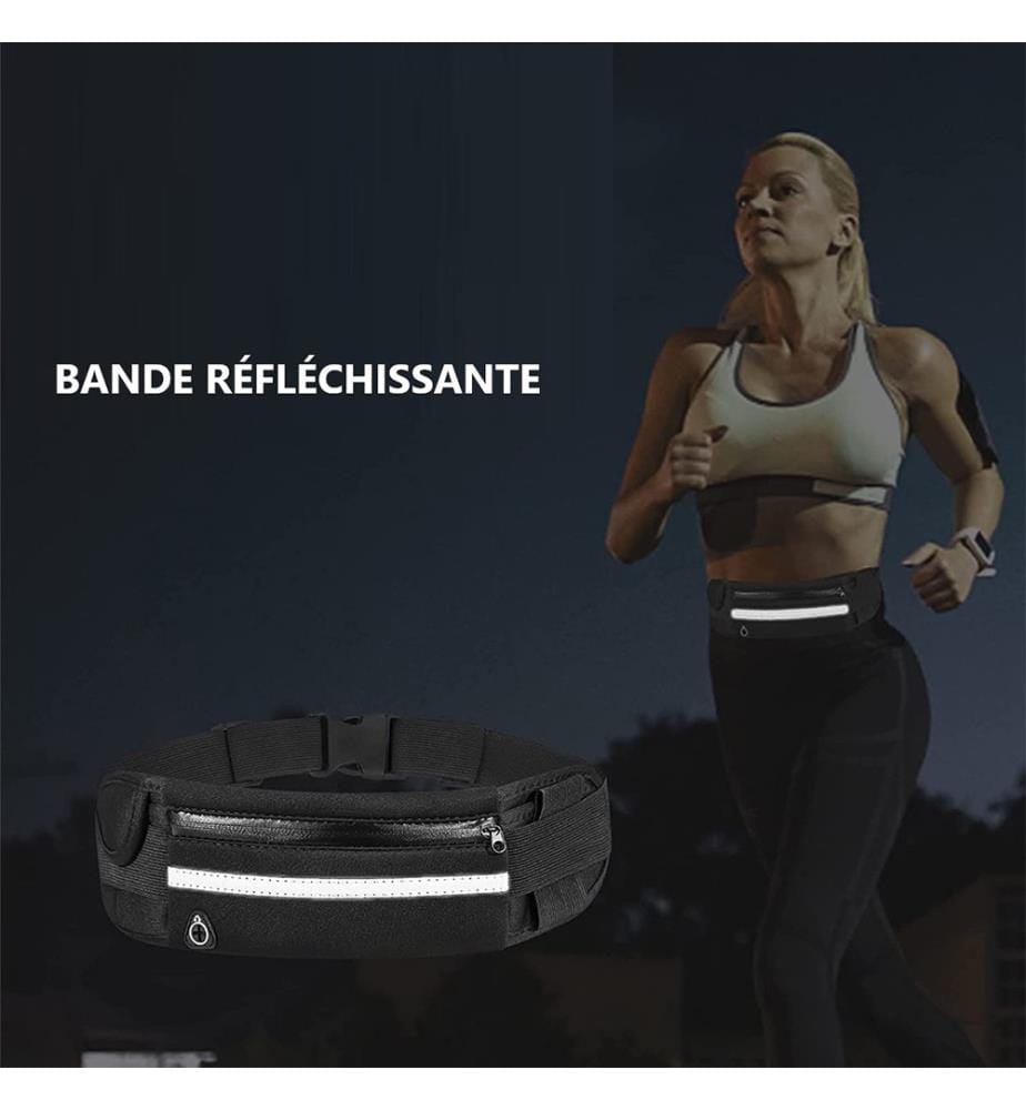 Sport-Bauchtasche - Schwarz