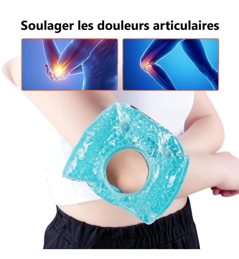 Genouillère Chaude et Froide - Bleu