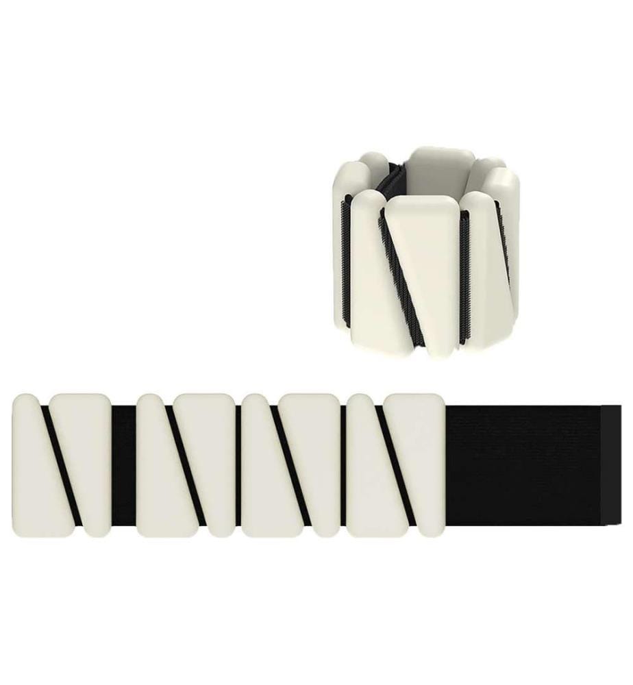 Wrist & Ankle Weights (2 X 500 G, Premium Silicone) - Beige