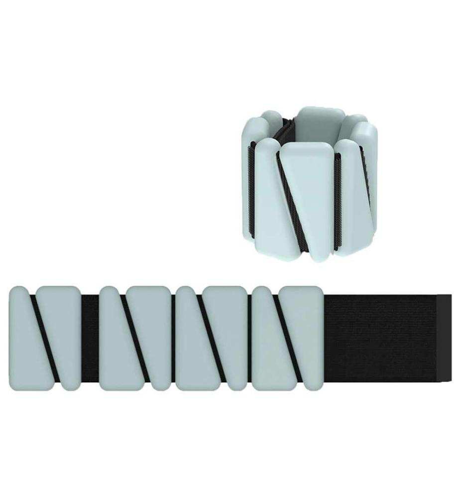 Wrist & Ankle Weights (2 X 500 G, Premium Silicone) - Turquoise