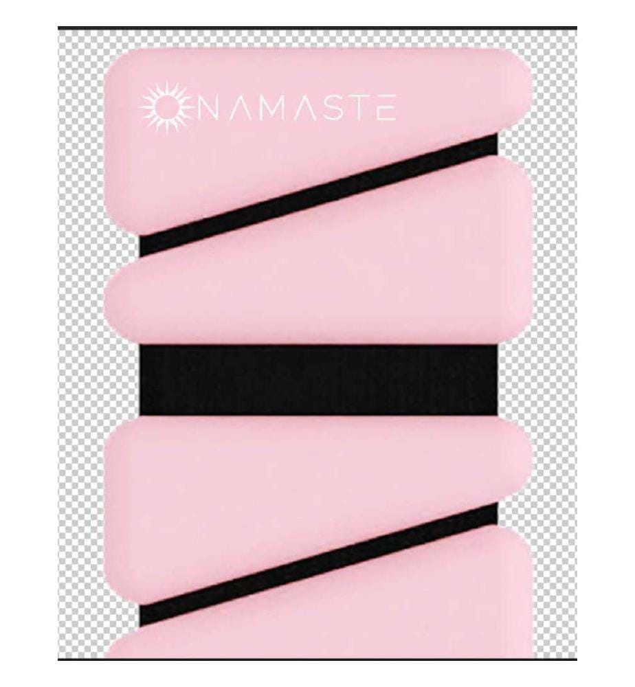 Wrist & Ankle Weights (2 X 500 G, Premium Silicone) - Pink