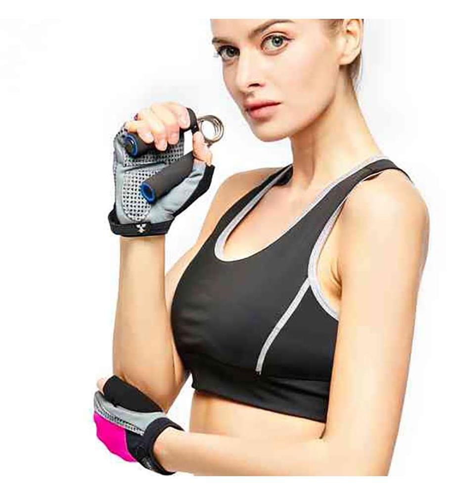 Set of 2 Finger Dumbbells - Black and Red