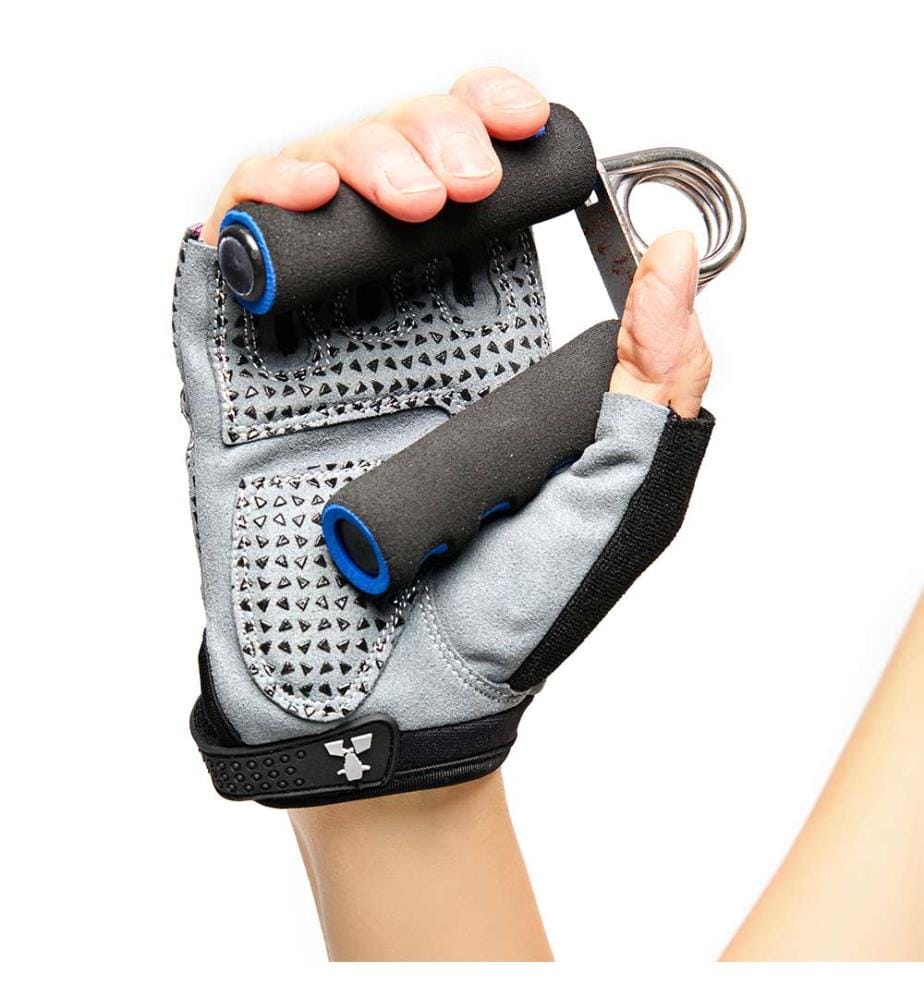 Set of 2 Finger Dumbbells - Black and Blue
