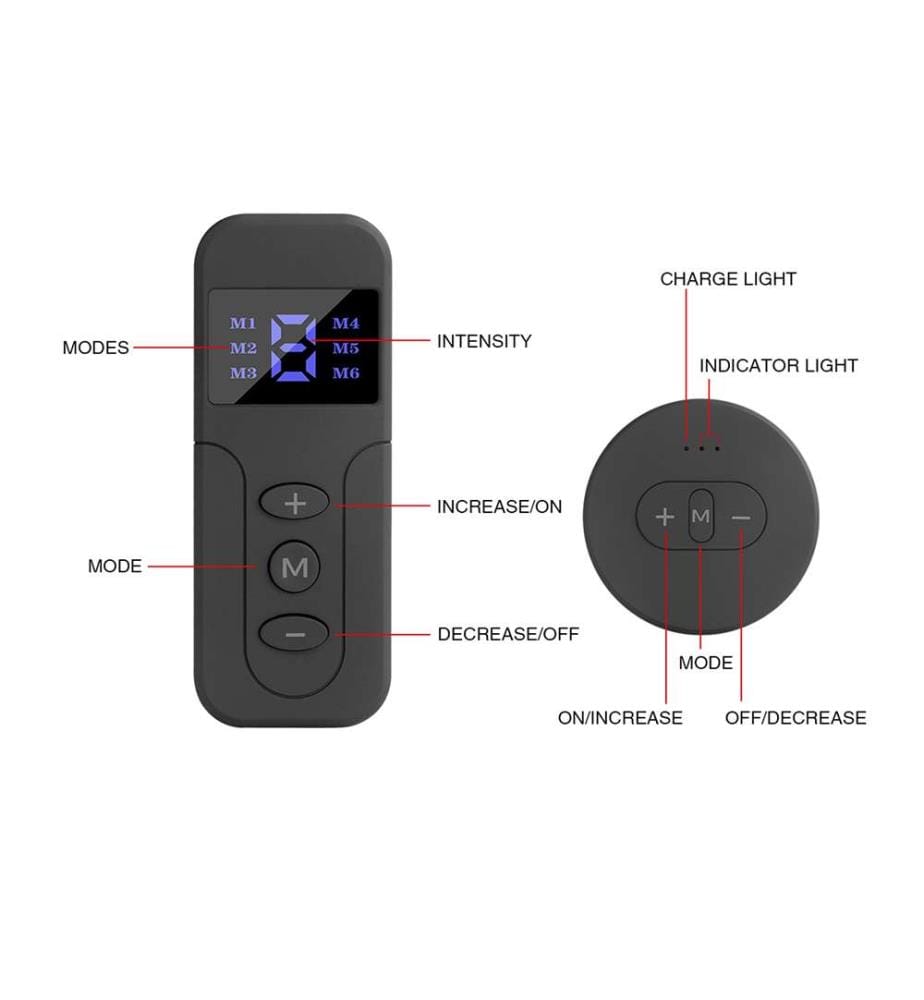 Mini Pad Multifunktionales Massagegerät - Schwarz
