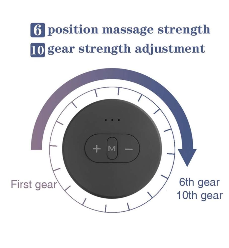 Mini Pad Multifunktionales Massagegerät - Schwarz