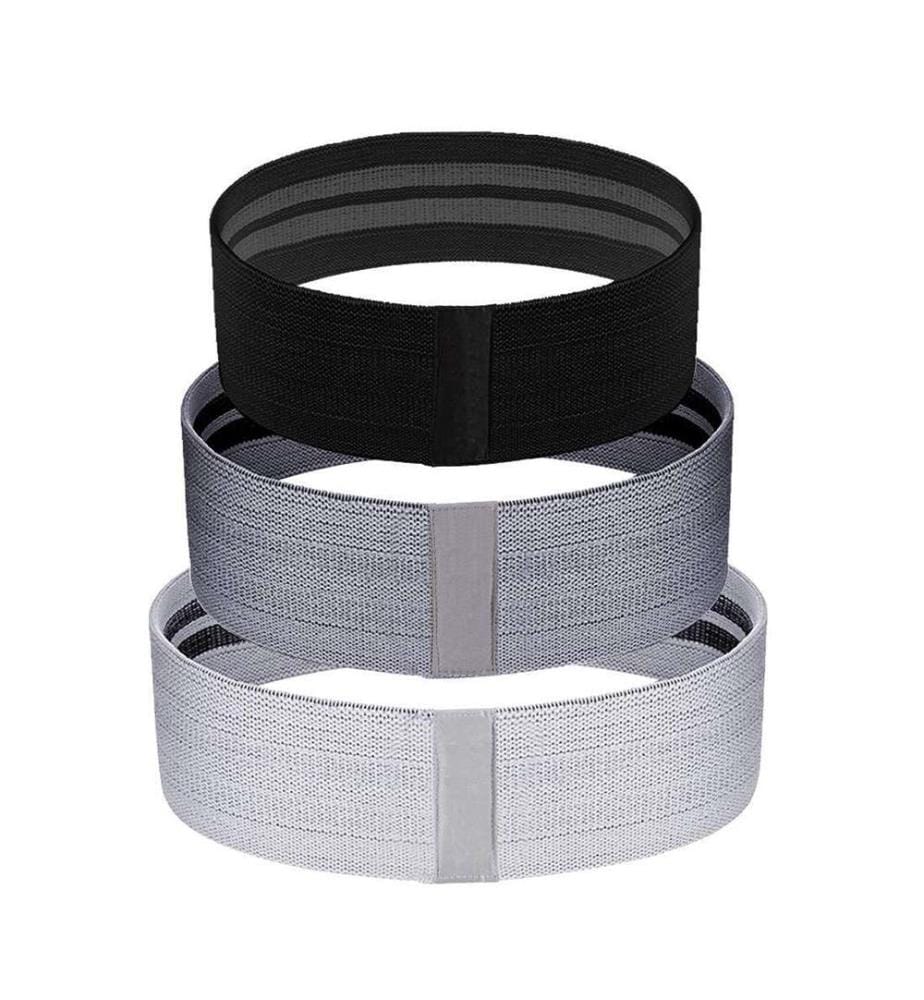 3 Glute Resistance Bands (Advanced Level) - Black