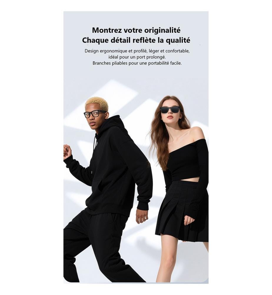 Ai Connected Glasses Mit 8Mp Kamera & Bluetooth Audio