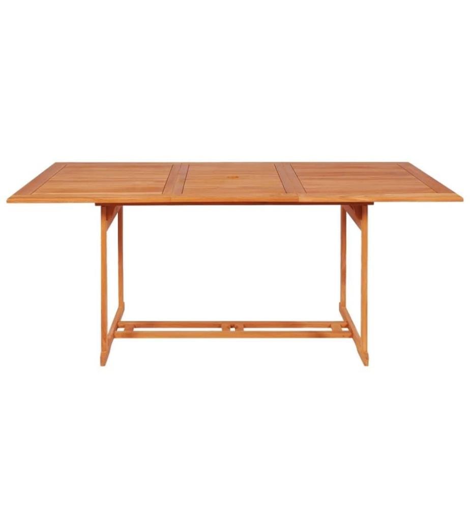 7-tlg. Garten-Essgruppe mit Kissen Massivholz Teak