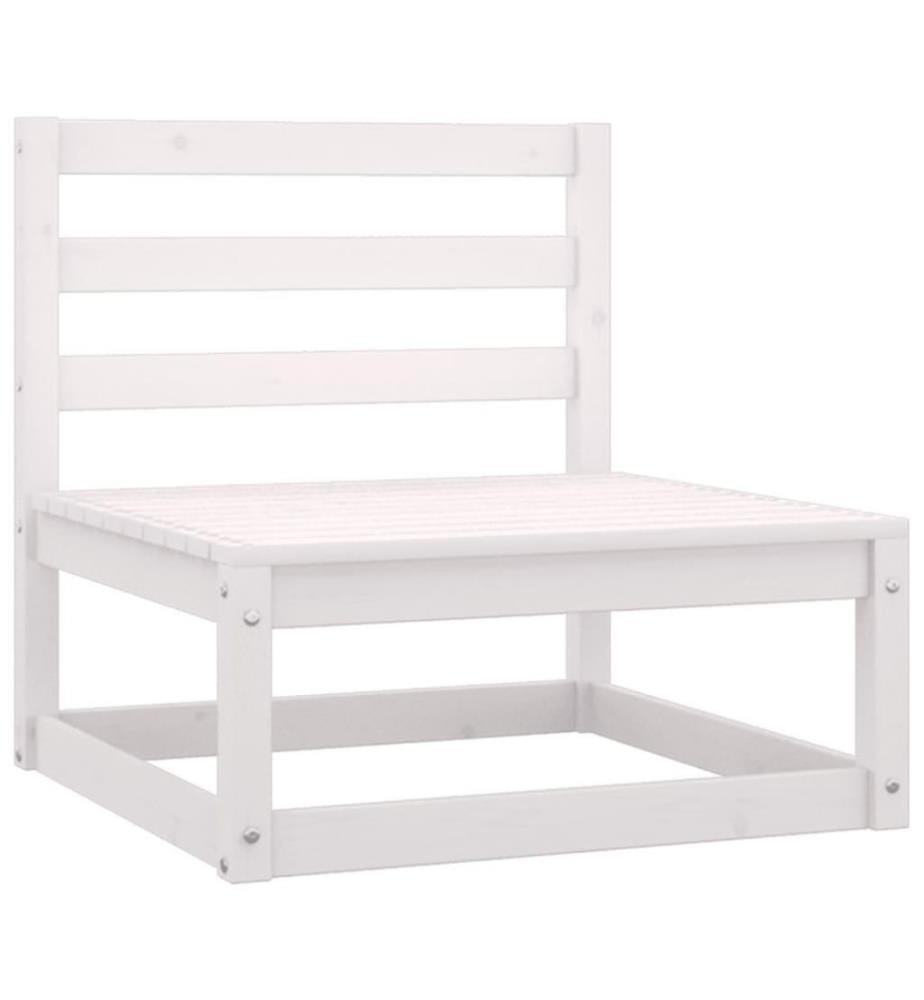 7-tlg. Garten-Lounge-Set mit Kissen Kiefer Massivholz