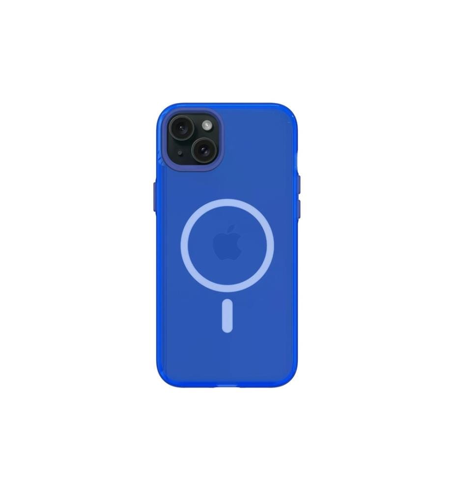 Rhinoshield - Coque arrière JellyTint MagSafe iPhone 15 Plus Cyber Blue