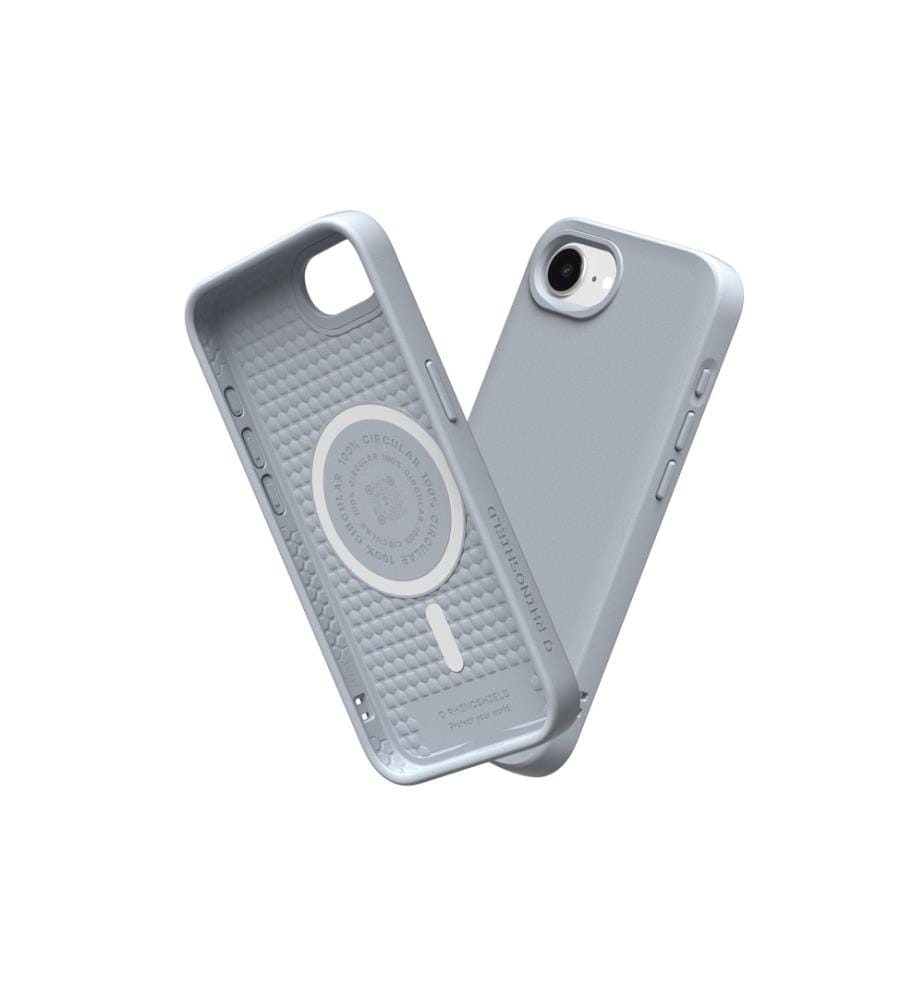 Rhinoshield - Coque arrière SolidSuit MagSafe iPhone 16e Ash Grey