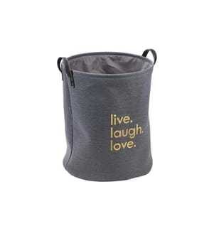 diaqua® - Wäschekorb  Words 59 l, Grau
