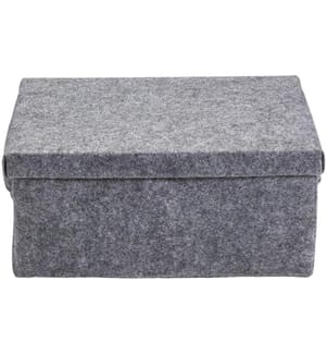 diaqua® - Aufbewahrungsbox Stone 31 x 21 x 14 cm, Grau