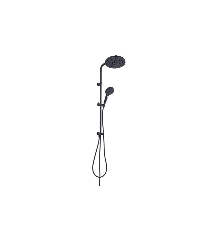 diaqua® - Duschsystem Wakuda Push, Schwarz matt