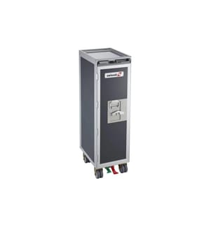 diaqua® - Bartrolley Flugzeug Swissair Anthrazit, 30.1 x 103 cm
