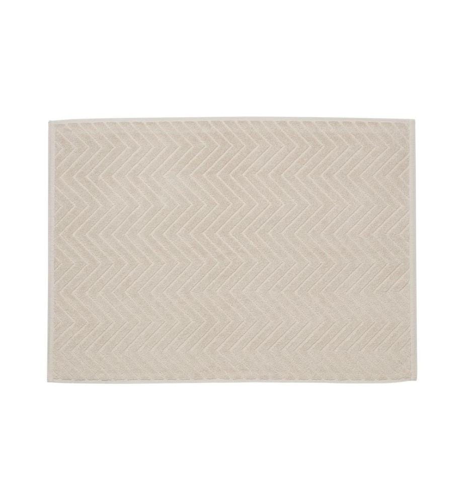 diaqua® - Frottiervorleger Chevron 50 x 70 cm, Beige