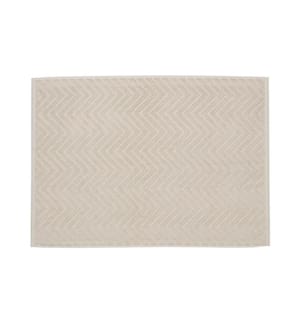 diaqua® - Frottiervorleger Chevron 50 x 70 cm, Beige