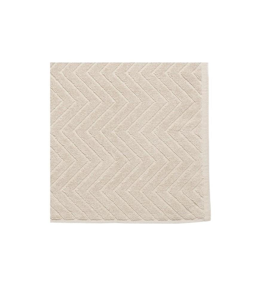 diaqua® - Frottiervorleger Chevron 50 x 70 cm, Beige
