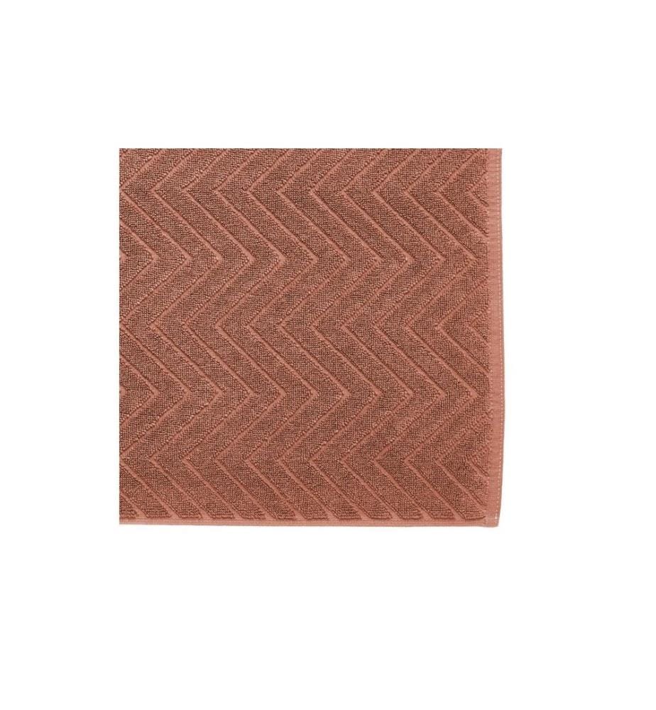 diaqua® - Frottiervorleger Chevron 50 x 70 cm, Terra