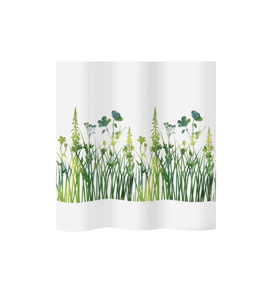 diaqua® - Duschvorhang Joya 120 x 200 cm, Grün/Weiss