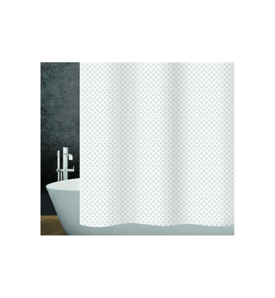 diaqua® - Duschvorhang Andalus 240 x 180 cm, Weiss