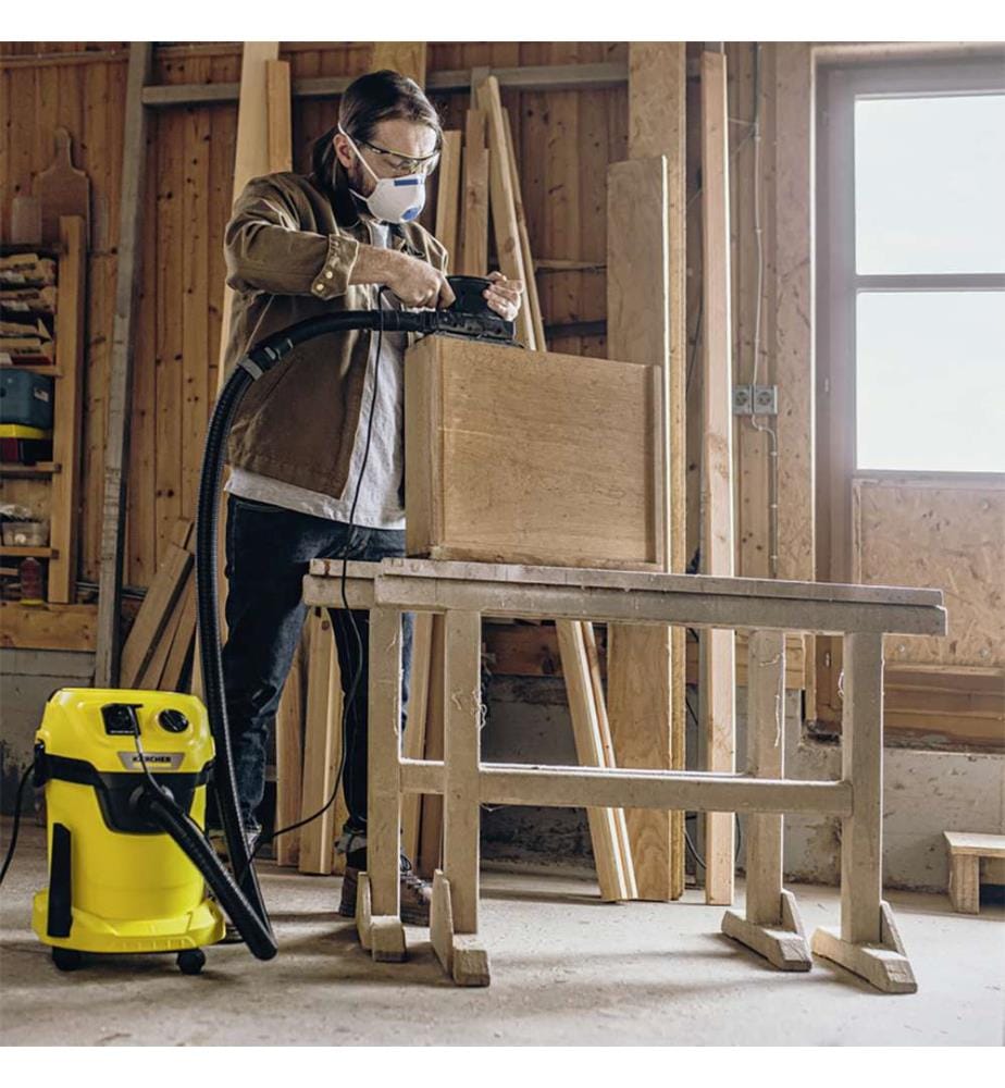 Wet & Dry Vacuum Cleaner Wd 3 P V-17/6/20 - Black and Yellow