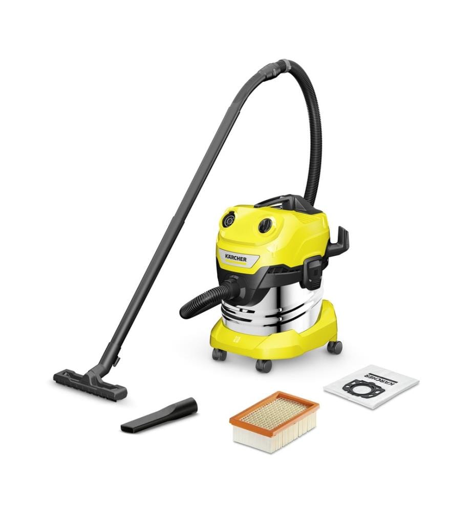WD 4 S V-20/6/22 wet/dry vacuum cleaner - Yellow