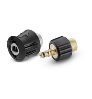 2-piece adapter set for hose extensions