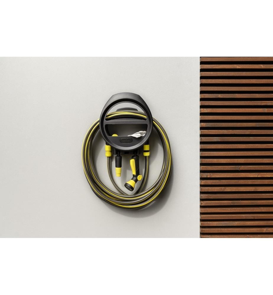 Porte-Tuyau Mural Plus - Noir