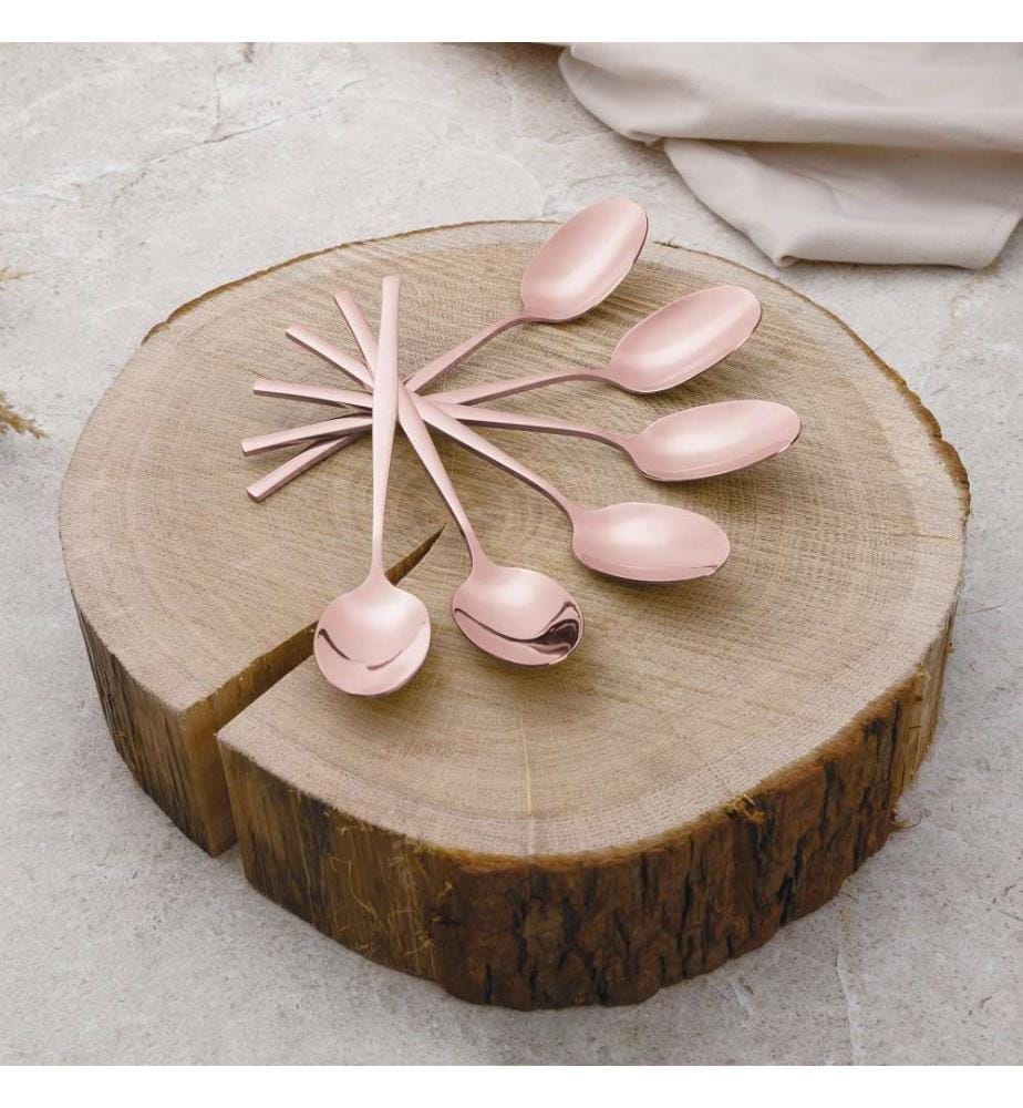 Besteckset 24-teilig rose gold – Taupe